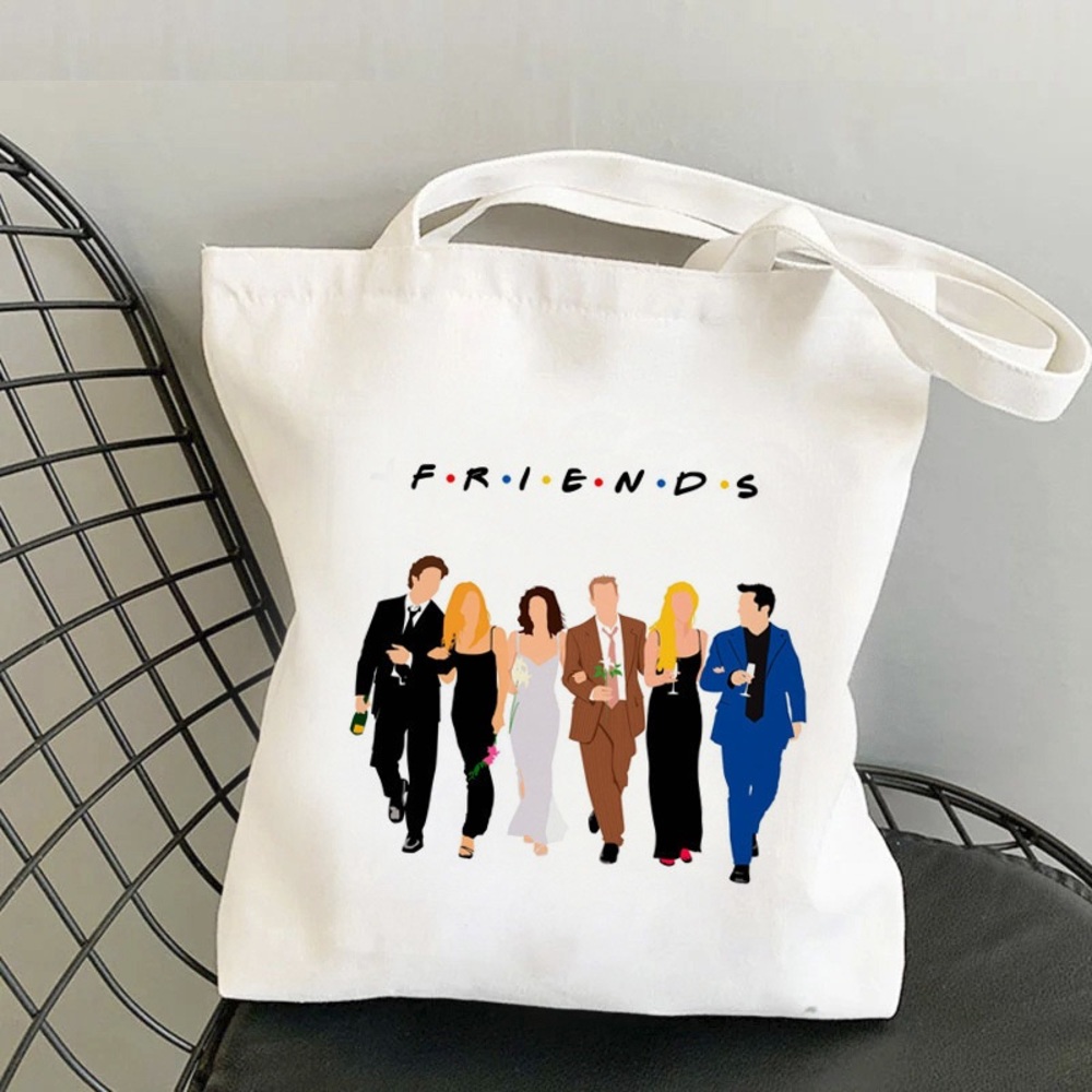 New Friends TV Show Sitcom Graphic Tote Bag
